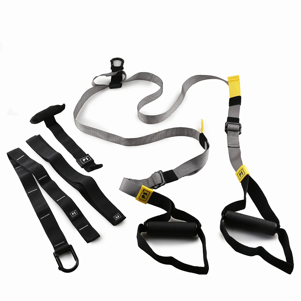 

Fitness Hanging Suspension Trainer belt Gym workout Exercise Pull rope Stretching trainning Elastic Straps