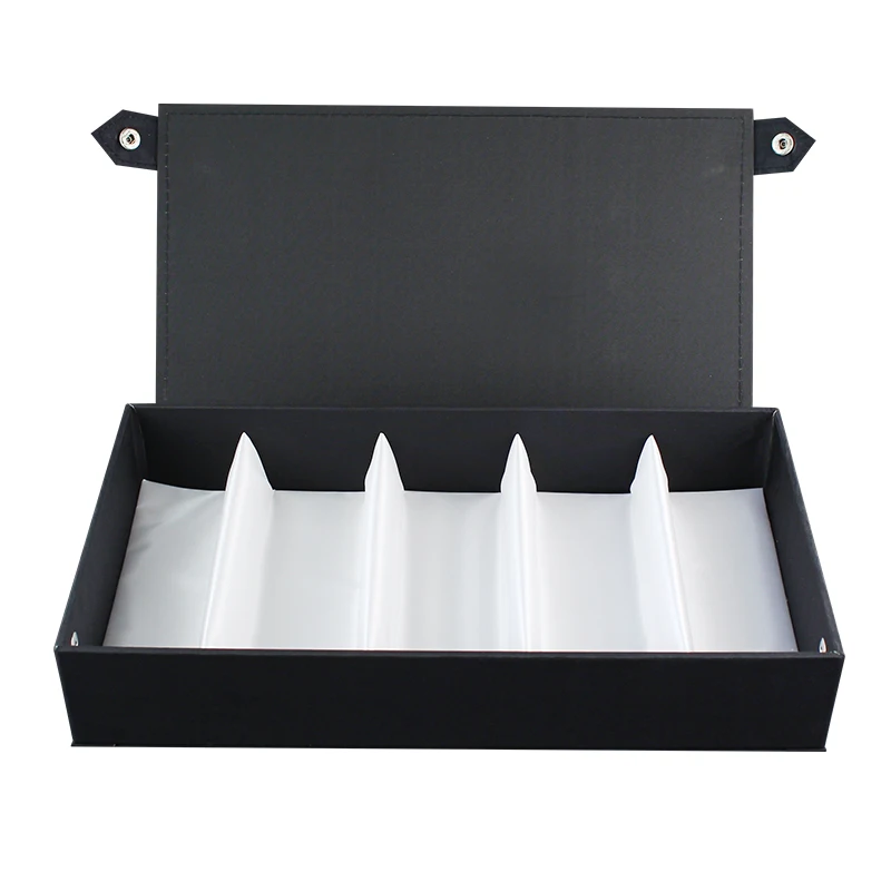 

PU Glasses Case 5 Slot Grid Glasses Sunglasses Display Rack Holder Glasses Organizer Rectangle Sunglasses Storage Box