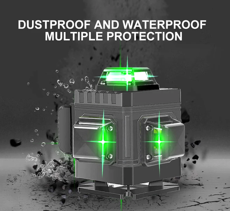 Professional 16 Line 4D laser level 360 Vertical And Horizontal Laser Level Self-leveling Cross with outdoor | Инструменты