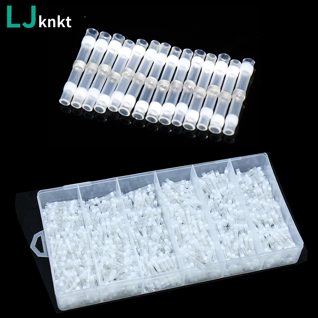 

Heat Shrink Insulated Soldering Terminals Waterproof Electrical Wire Butt Splice Car Connectors Waterproof Solder SST AWG26-24