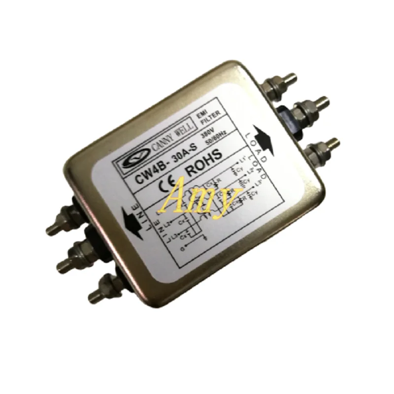 

Power EMI filter CW4B 10A 20A 30A 40A S three-phase AC380V purification