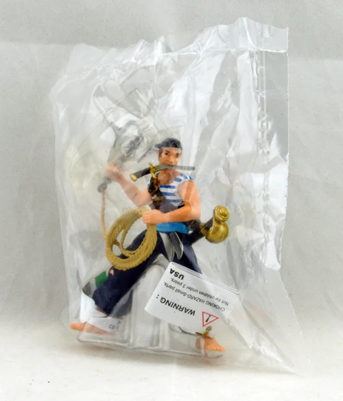

Genuine French brand PAPO magic pirate series throwing hook pirate doll 1/18