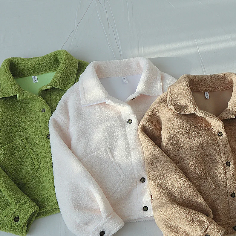 Осенне-зимние модные куртки с длинными рукавами и двойным карманом пуговицами