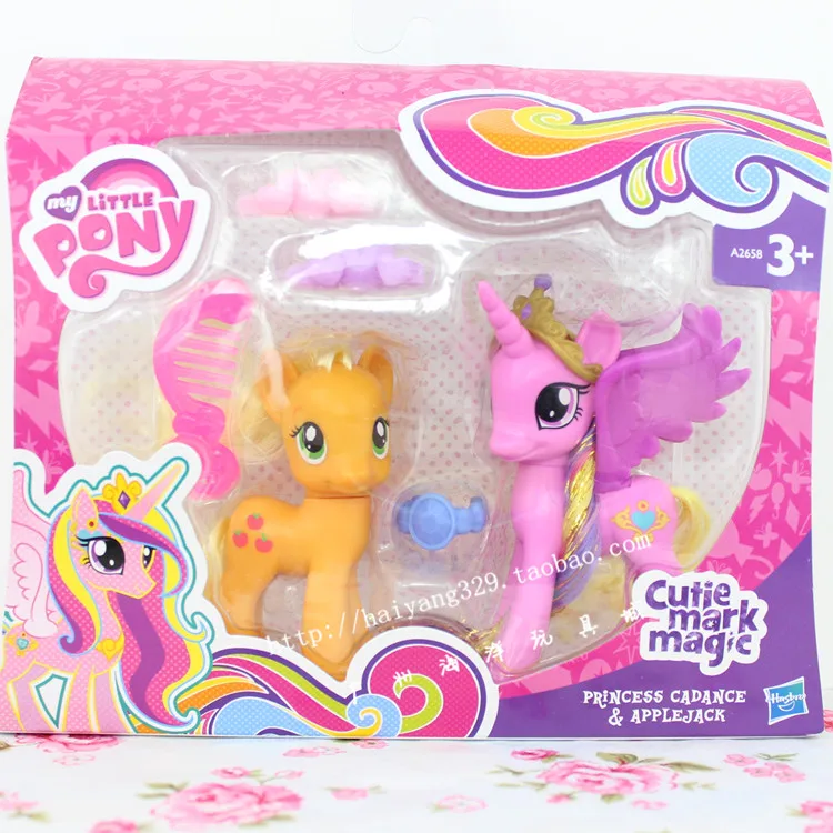 

Hasbro My Little Pony Cutie Mark Magic Princess Cadance Applejack A2658 Doll Gifts Toy Model Anime Figures Collect Ornaments