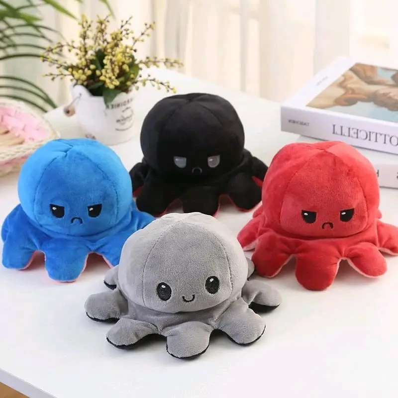 

Juguete Doll Two-side Octopu Cara Birthday Party Octopus Fashion Funny Cara Octopus Bedroom Recommend Pulpo Octopu