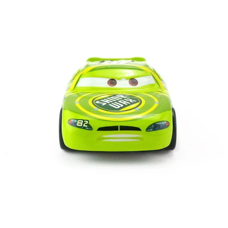 Disney Pixar Cars No.82 Блестящий воск металлический литой под давлением игрушечный
