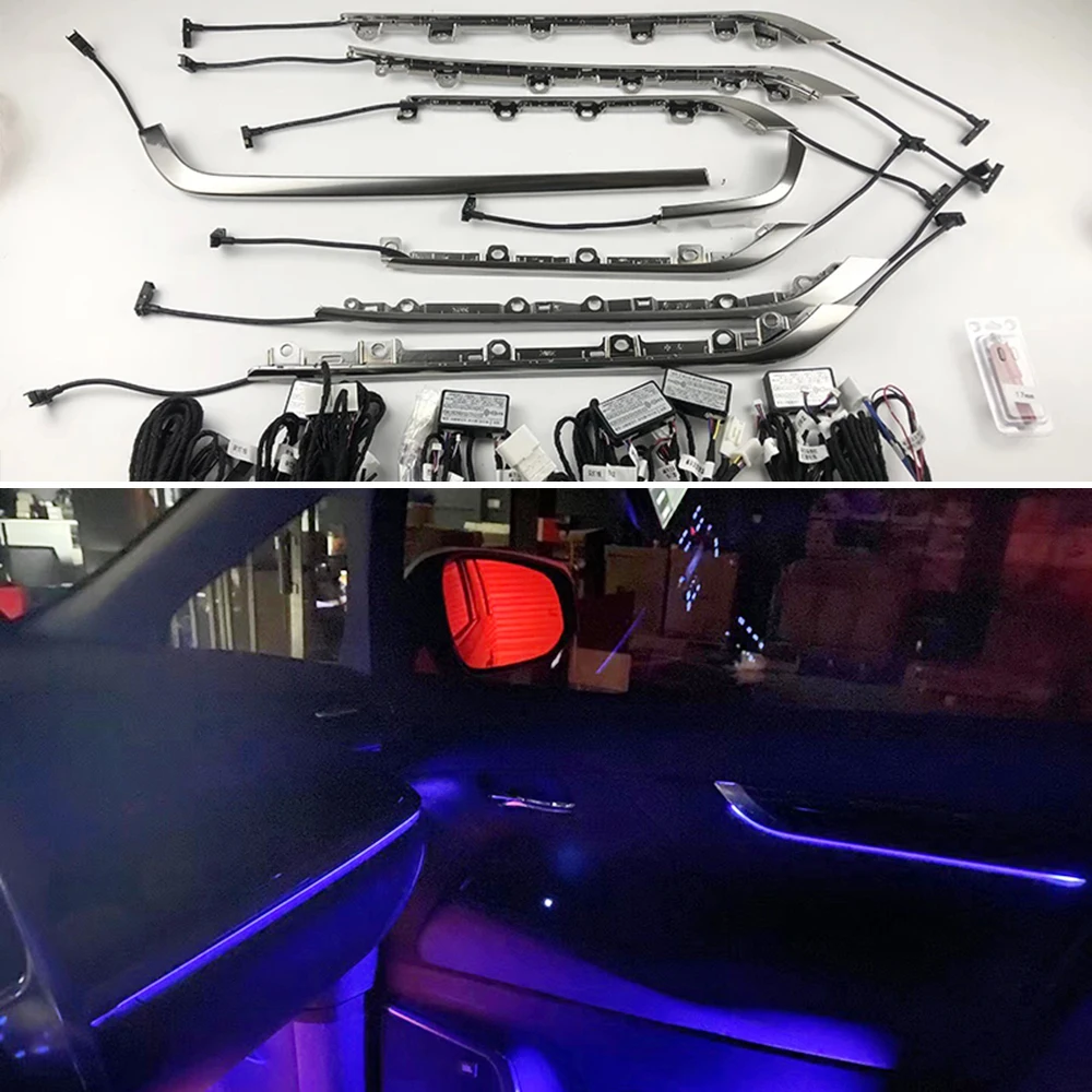 

Для Toyota Vellfire Alphard полный комплект украсветильник ля свет стула свет подходит для LHD/RHD обновление автомобиля Inter окружасветильник