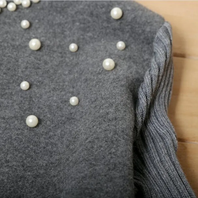 2019 Зима Осень Женское шерстяное платье модное вязаное с длинными рукавами тонкое