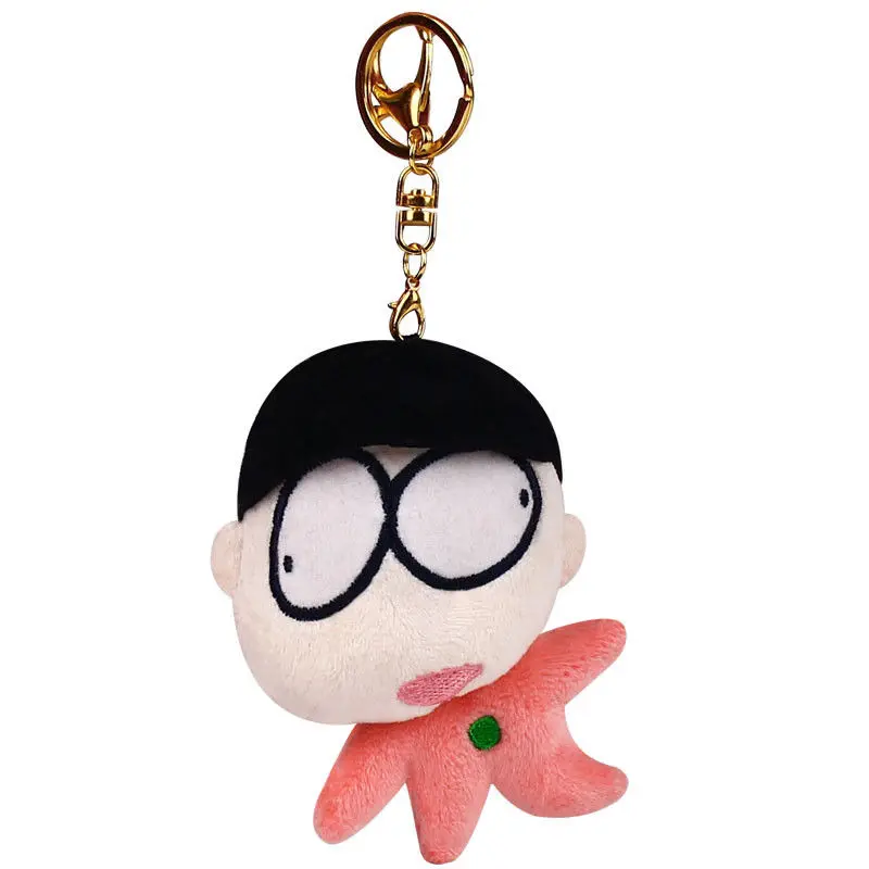 

Anime Mr. Osomatsu-san Plush Toy Osomatsu Stuffed Doll Keyring Keychain