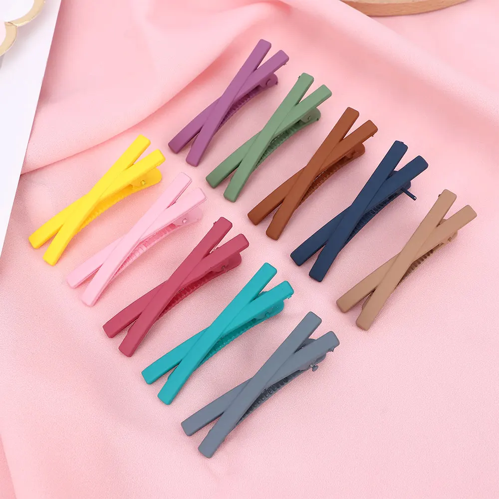 1 шт. скраб ярких цветов Маленькая Шпилька с крестиком для девочек детские