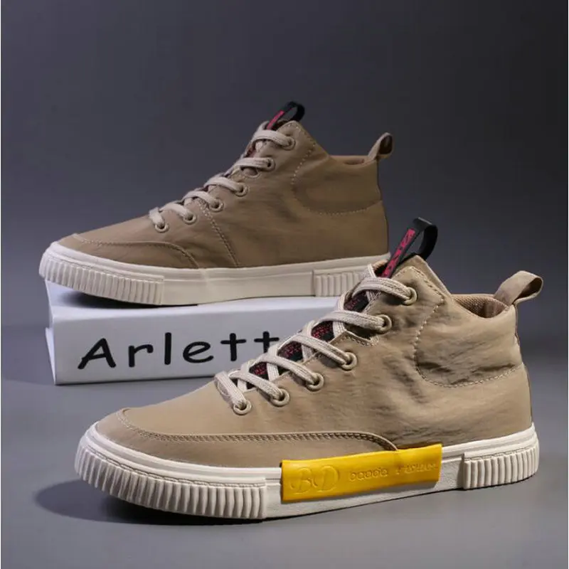 Мужские холщовые туфли на плоской подошве легкие прогулочные кроссовки дышащая