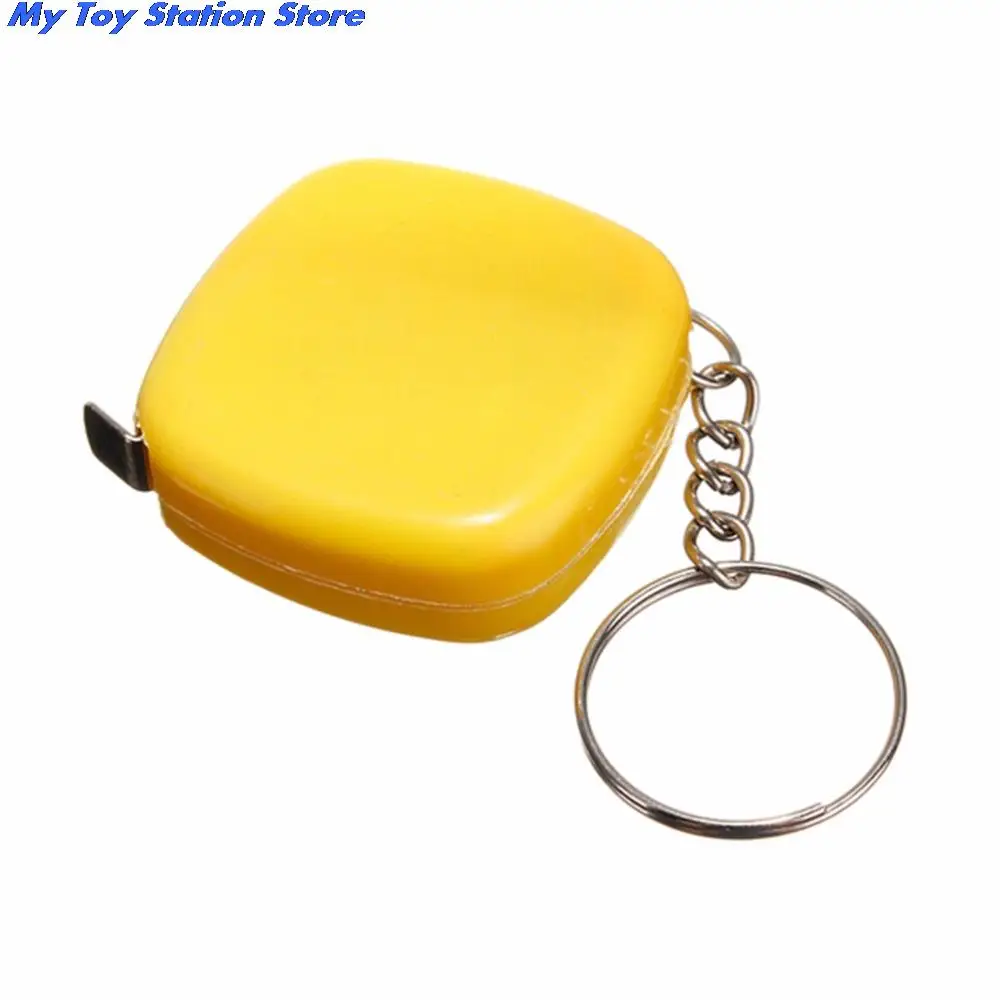 1PCS Cute 1 Meter Toy Keychain Keyring Tool Popular Mini Measuring Tape Portable Color Random 3.2cm * 1.2cm | Игрушки и хобби