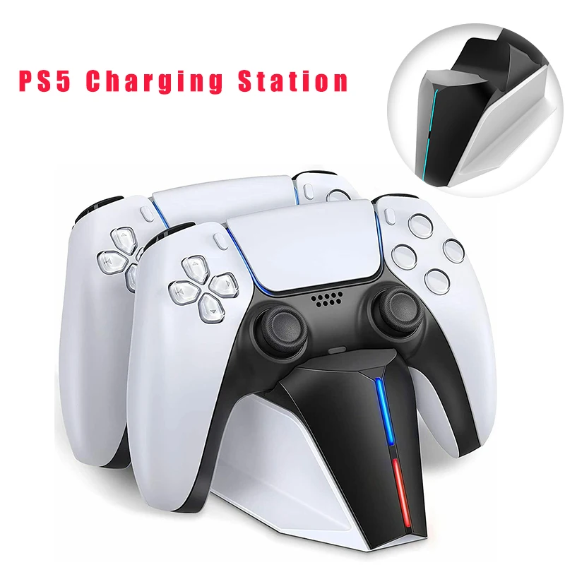 

For PS5 Charging Station Charger Suitable For Sony PlayStation 5 Controller USB Dual Joystick Gamepad Charging Dock Cradle Base