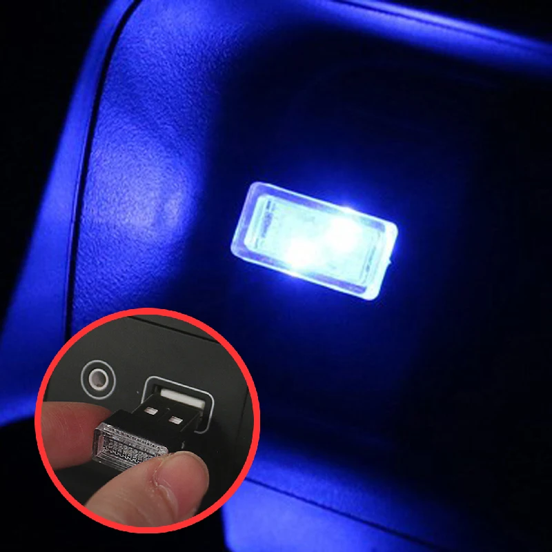 

Car-Styling USB Atmosphere LED Light Car Accessories for Honda CRV Accord Odeysey Crosstour FIT Jazz City Civic JADE Crider