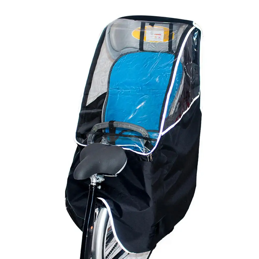 

Bike Child Seat Rain Cover Cold-Proof Front Opening Bicycle Rain Cover For Rear Child Seat Windproof Child Seat Rain Cover For K