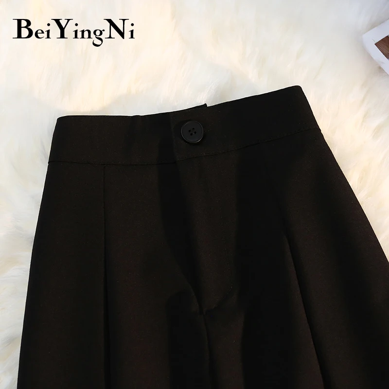 

Beiyingni Black Split Summer Skirts Womens High Waist Slim Elegant Package Hip Mermaid Skirts Woman Simple Harajuku Faldas Lady