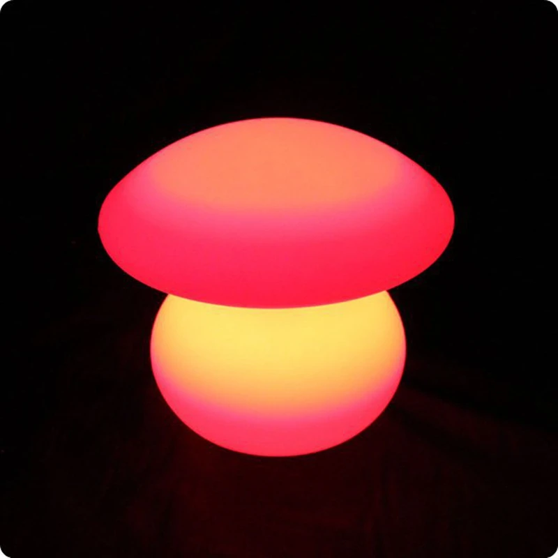 

D21*H20cm Mushroom led night light / Mushroom Outdoor attractive 3D Wedding or Christmas Decoration crafts Free Shipping 1pc