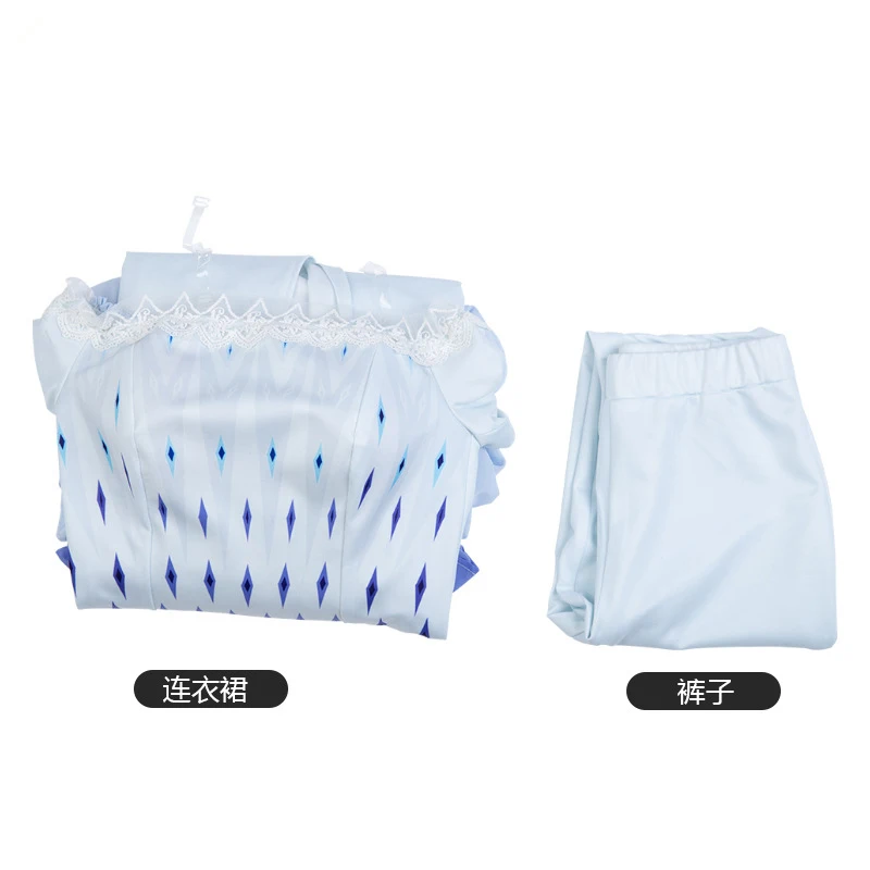 

2019 Movie Alsa White Dress Custom Made Costumes Princess Dressed Cosplay Costume Dress Ice Queen Clothes Prop