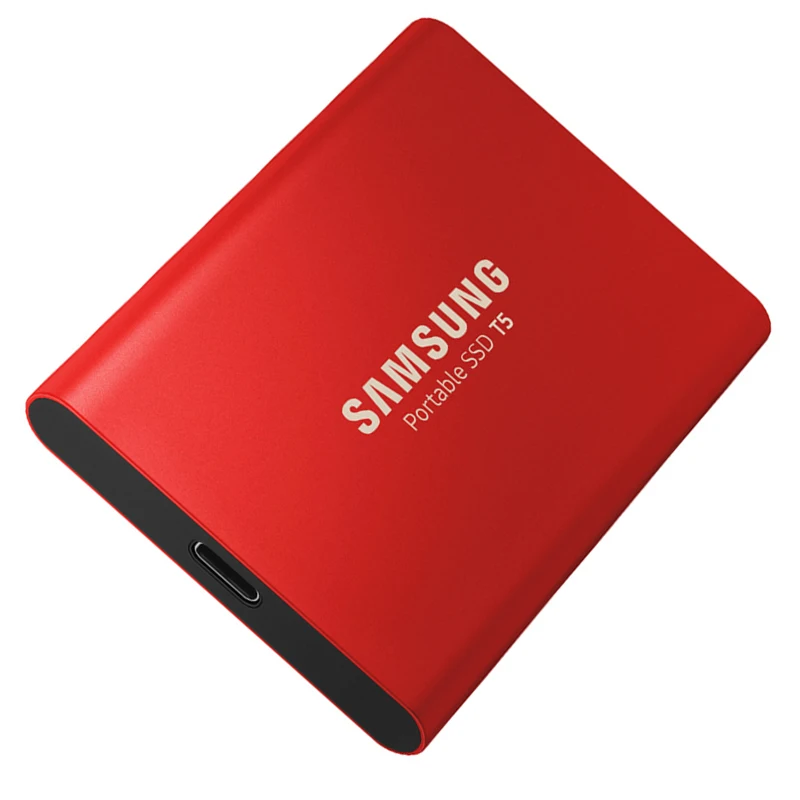 Внешний твердотельный накопитель SAMSUNG T5 SSD 500 ГБ 1 ТБ USB3.1 HDD Type C портативный для