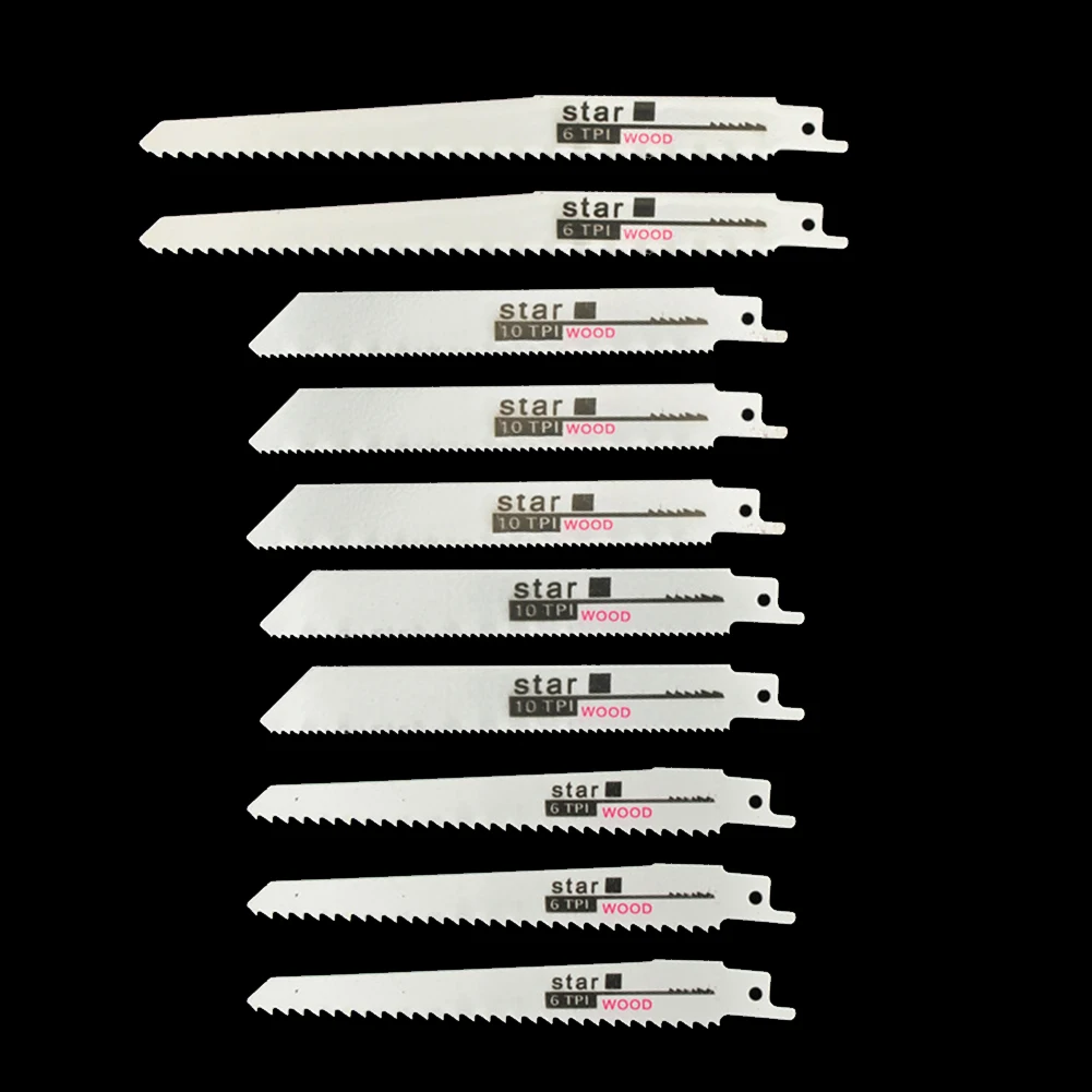 10 шт. лезвие пилы с возвратно-поступательным движением полотна Ассорти лобзик