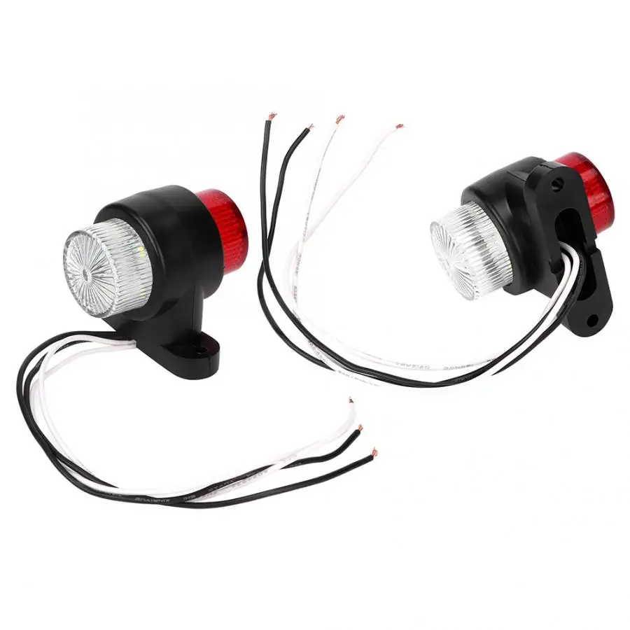 2 шт. 8 Светодиодный Боковой светильник для грузовика индикаторная