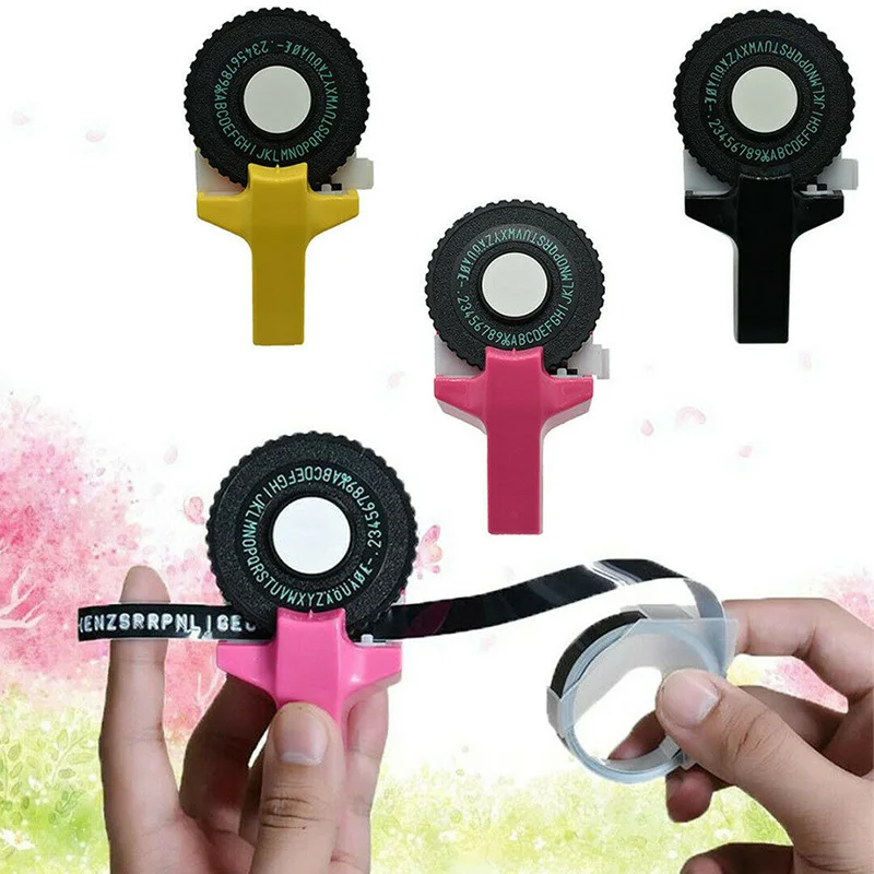 Ручная машина для тиснения этикеток принтер пишущей машинки заправка ленты