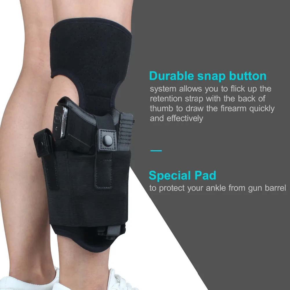 Кобура Glock для пистолета нейлоновая кобура щиколотки 17 18 19 26 43 M & P Shield Smith Wesson