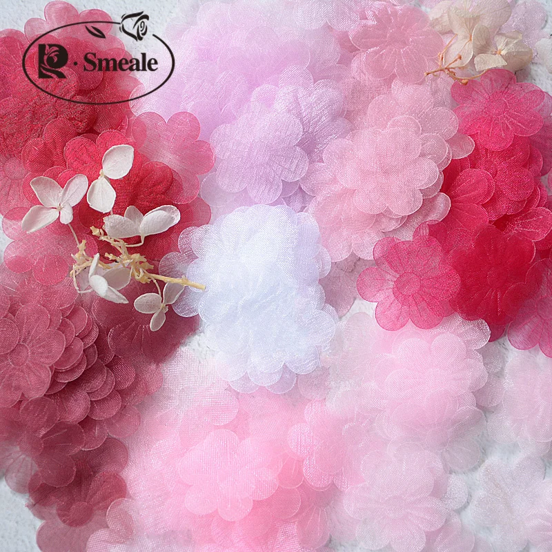 100 шт. прозрачная пряжа для снега аксессуары цветов ручная работа свадебная вуаль