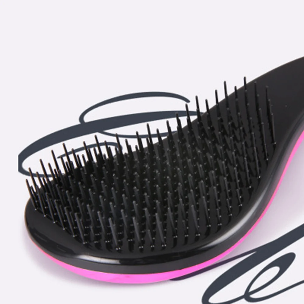

Straight Anti Styling Static Curly Long Solid Plastic Color Massage Comb Hair