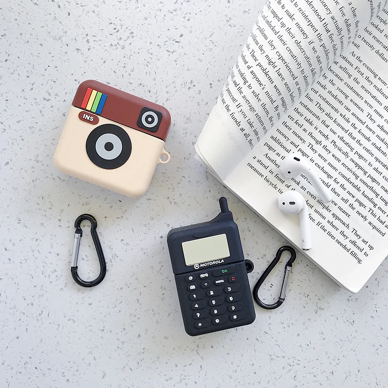 Мультяшный инопланетянин беспроводной Bluetooth чехол для наушников Apple Airpod