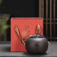 modern round tea box ceramic fashion art chinese creative japanese storage box design boite de rangement tea organizer ec50cy