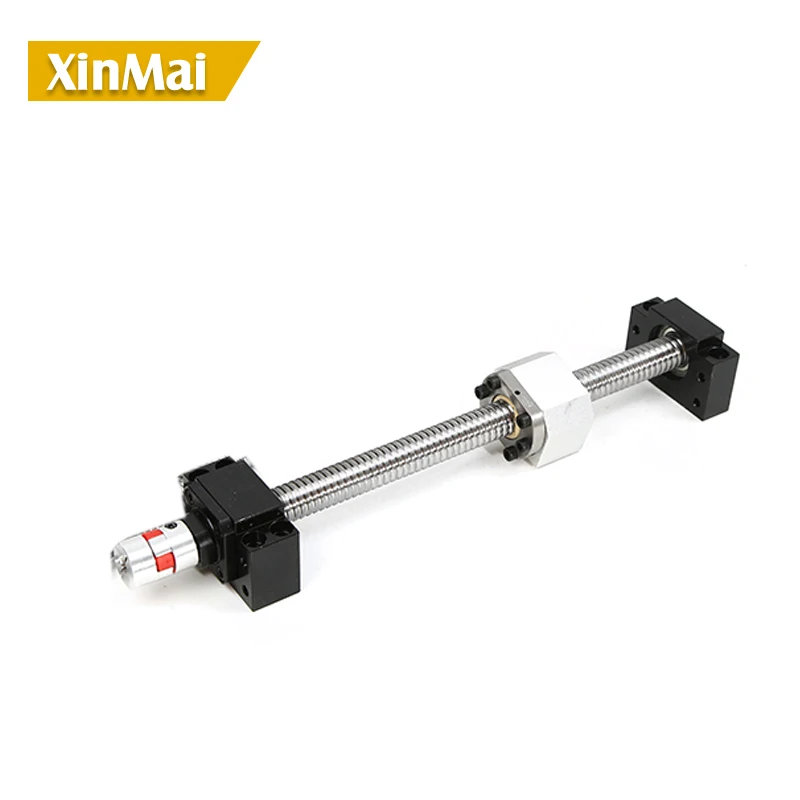 1605 шариковый винт 1500 мм с концевой обработкой BK12BF12 + шариковая гайка SFU1605