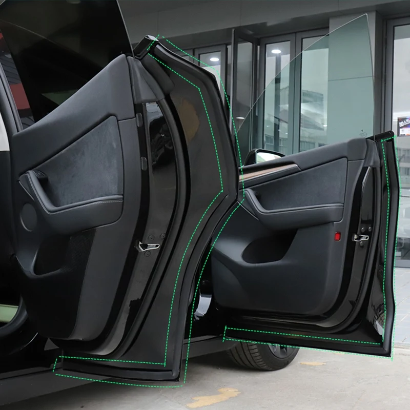 

Car Whole Vehicle Airtight Sound-Proof Strip Noise Insulation Weather Strip Sealing for Tesla Model Y 2021