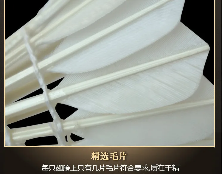 2 трубки лучше чем Волан для бадминтона AS30 A ++ AC50 гусиное перо высшего качества