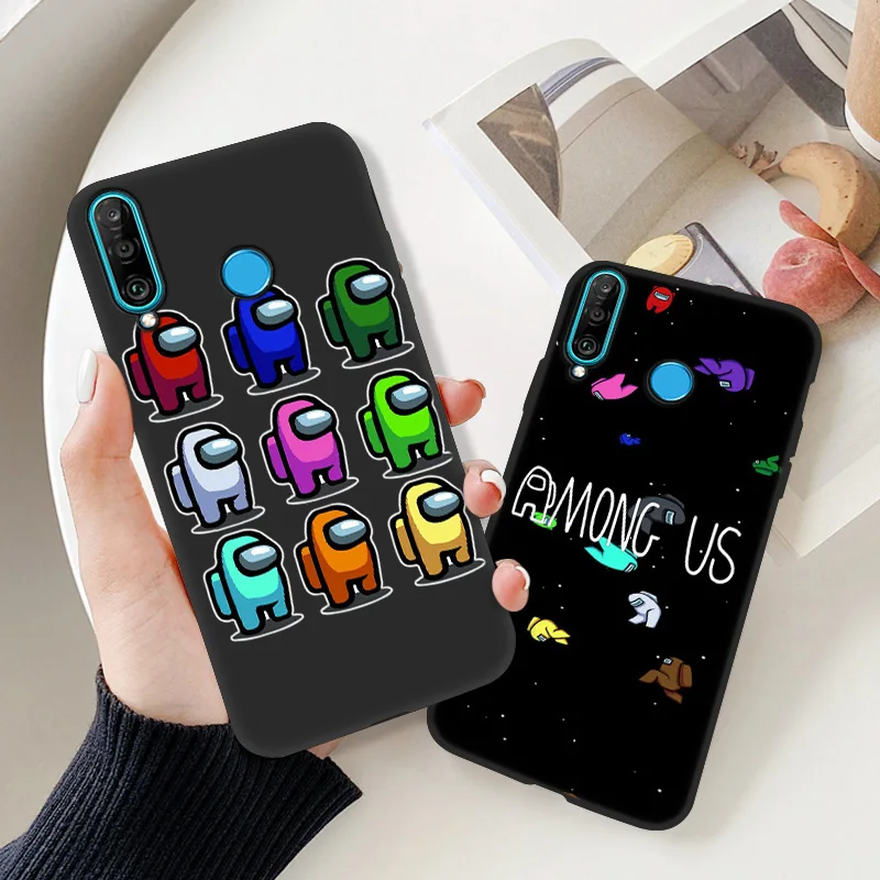 

Among us Cartoon Silicone Case For Huawei Honor 10X Lite 8A 10i 8X 8S V30 Pro V20 V10 Play 4T 3 Note 10 TPU Painted TPU Covers