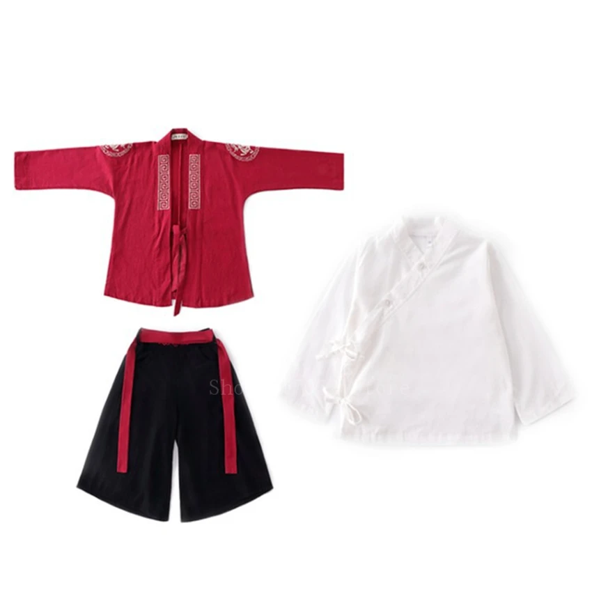 Комплект одежды самурайского традиционного японского стиля для мальчиков 3 шт. |