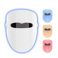 beauty skin care 3 colors light led facial mask with skin rejuvenation face care treatment beauty anti acne therapy whitening