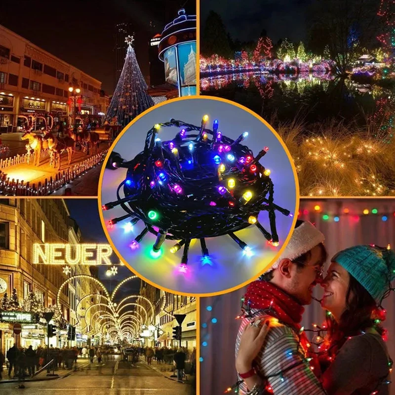 24V 20M 30M 50M 100M Garland LED String Christmas Lights Outdoor Xmas Decorations For Wedding Fairy Light Party Holiday Lighting | Освещение