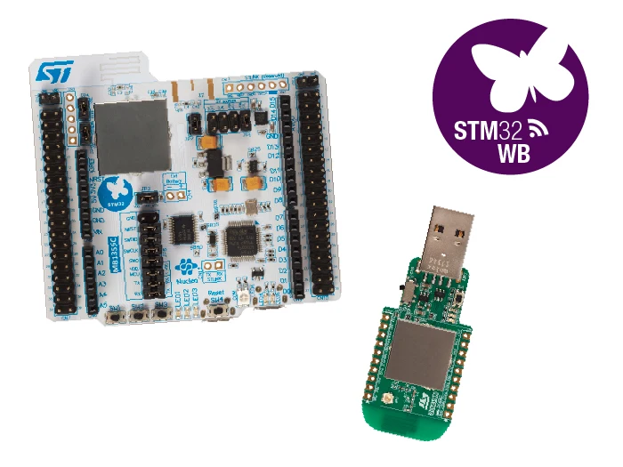 1 шт./партия наборы для разработки P-NUCLEO-WB55 ARM BLE пакет включая USB-ключ и Nucleo-68 с STM32WB55
