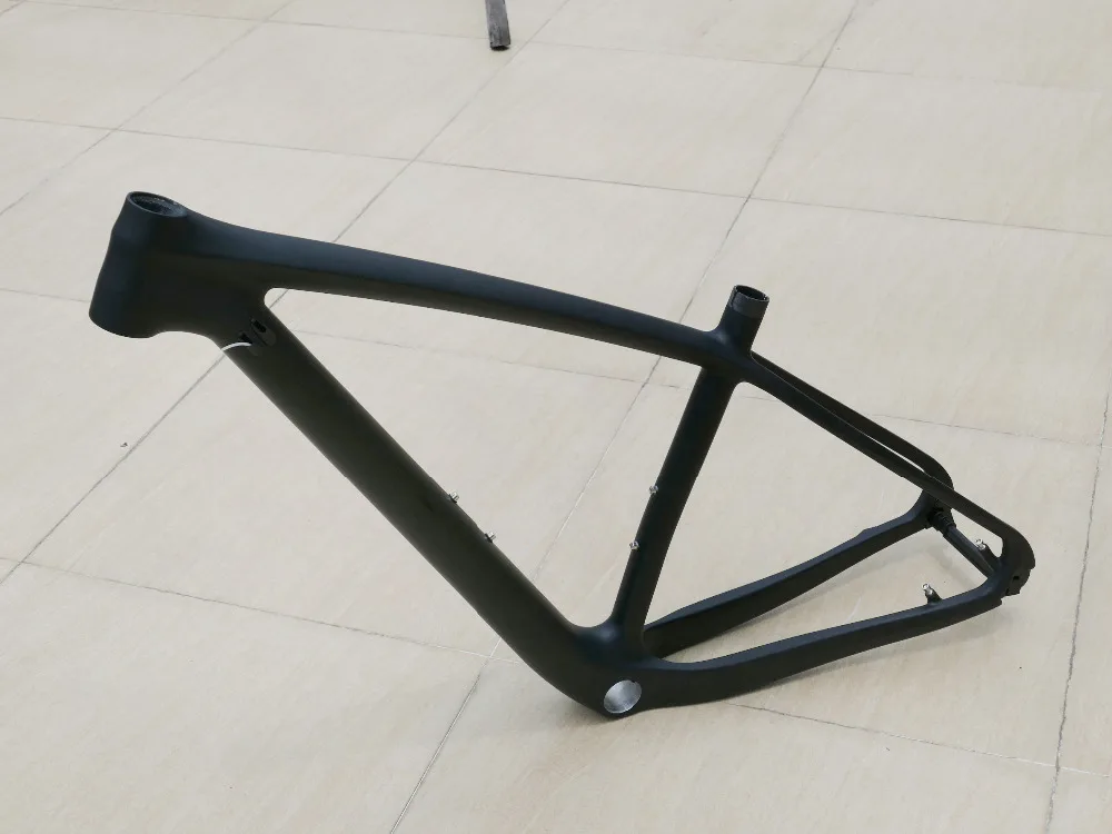 Абсолютно Полный глянцевый углепластиковый коврик 29ER горный велосипед MTB BSA/BB30 Рама 1"(L) QR 135*9 мм