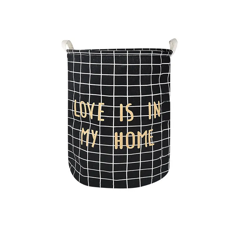 

Foldable Laundry Basket Brief Bags with Handle Hamper for Dirty Clothes Toy Book