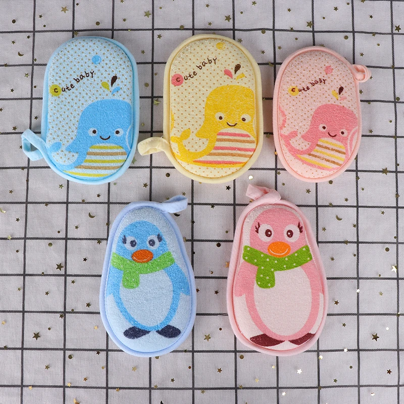 1 шт. удобные мягкие полотенца Аксессуары для младенцев и детей губка мытья тела