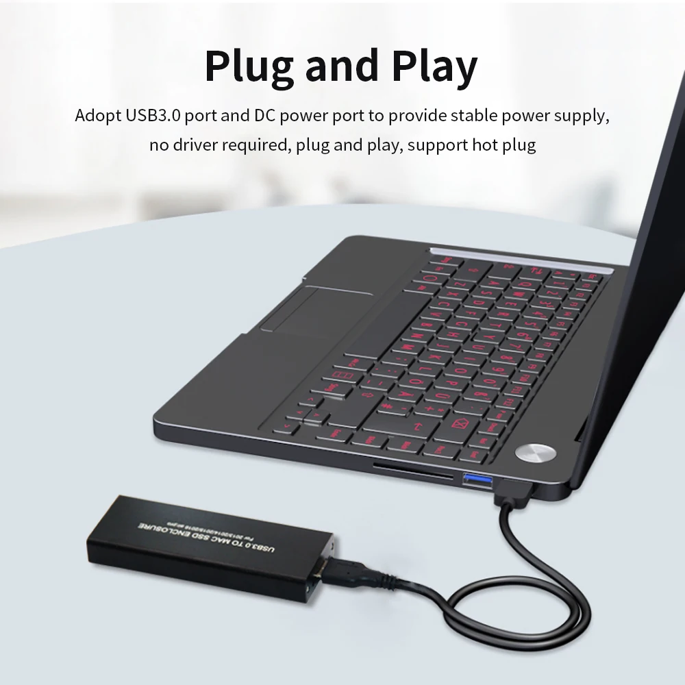 USB3.0 к Mac SSD корпус алюминиевый сплав для 2013/2014/2015 MacBook Air/Pro/Retina Apple коробка