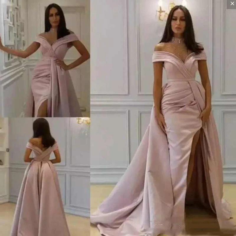 Розовые платья для выпускного вечера 2020 съемная юбка трапециевидные вечерние до