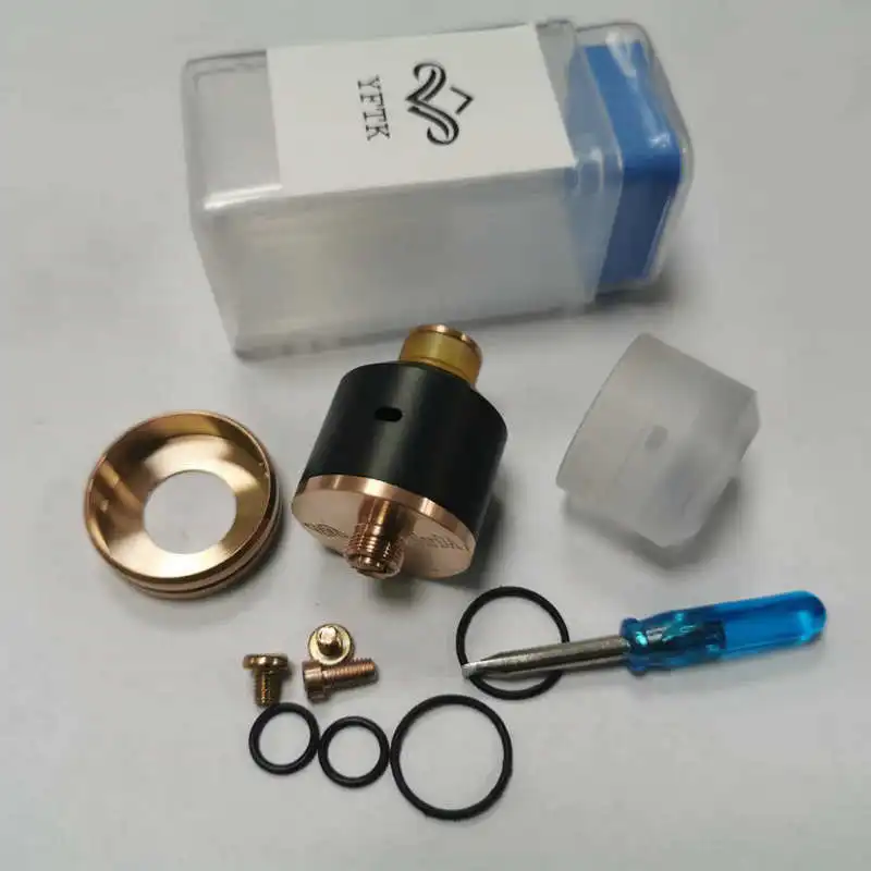 

YFTK Narda RDA with bf pin with extra frost bellcap 316SS high quality tank 22mm diameter rebuildable RDA