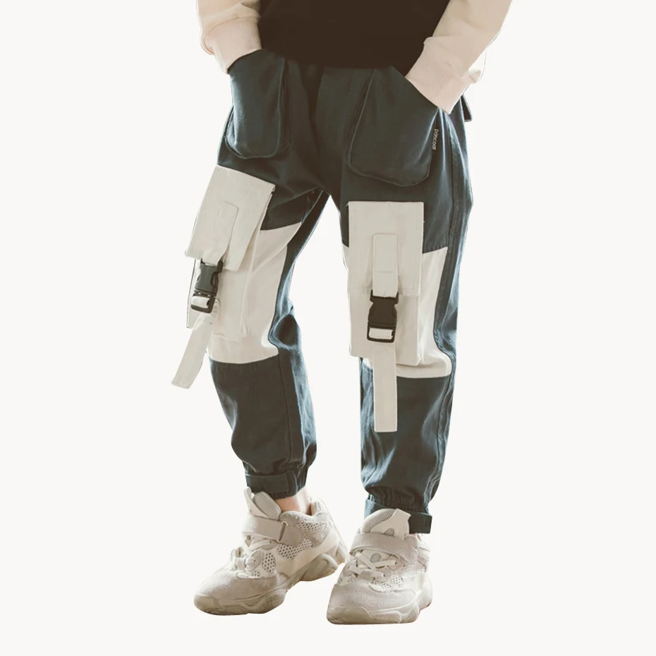 Штаны для мальчиков штаны в стиле пэчворк детские брюки с эластичной резинкой на