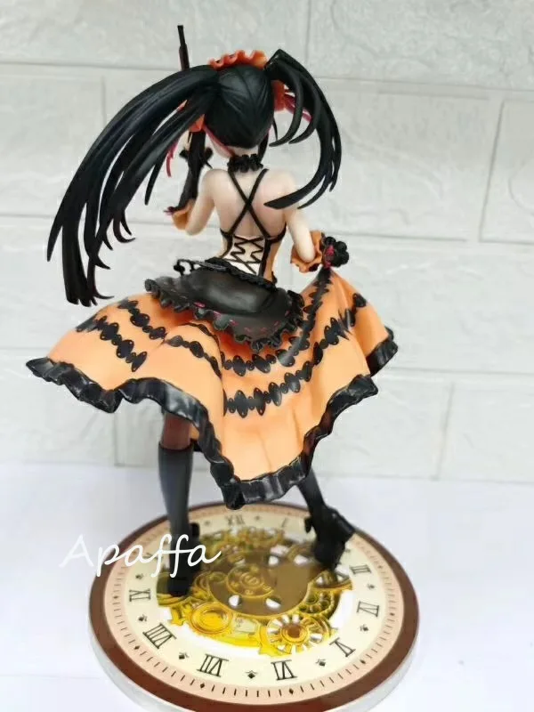 

24cm Anime Sexy Girl Figure Toys Date A Live Kurumi Tokisaki Nightmare PVC Action Figure Toys Collection Model Doll Gift