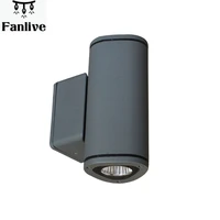 10pcs AC85-265v Outdoors Waterproof Aisle Balcony Die-casting Aluminum Lamps And Lanterns Shell Modern Cob Originality Wall Lamp