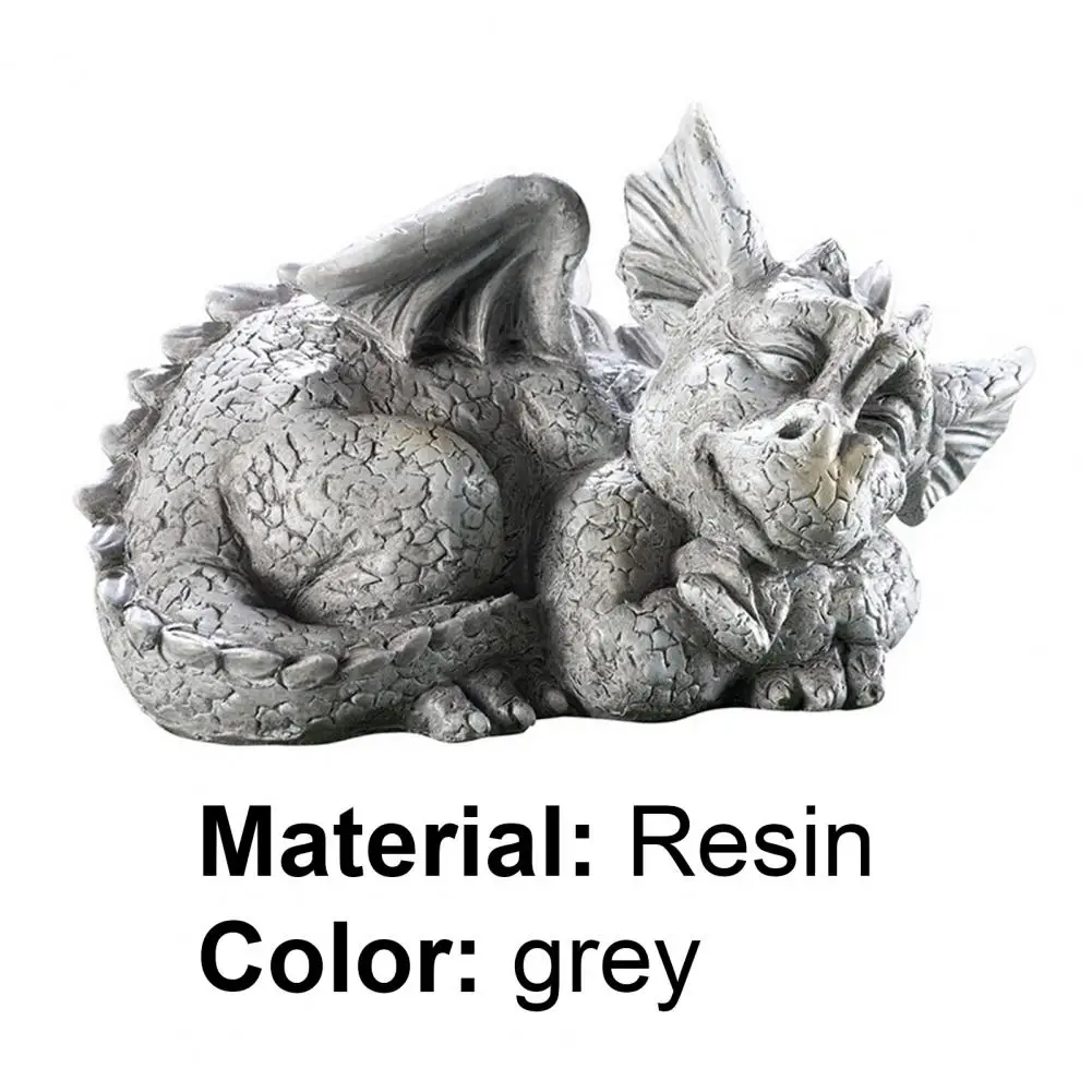 Модель статуи дракона многофункциональная полимерная садовая статуя ручной