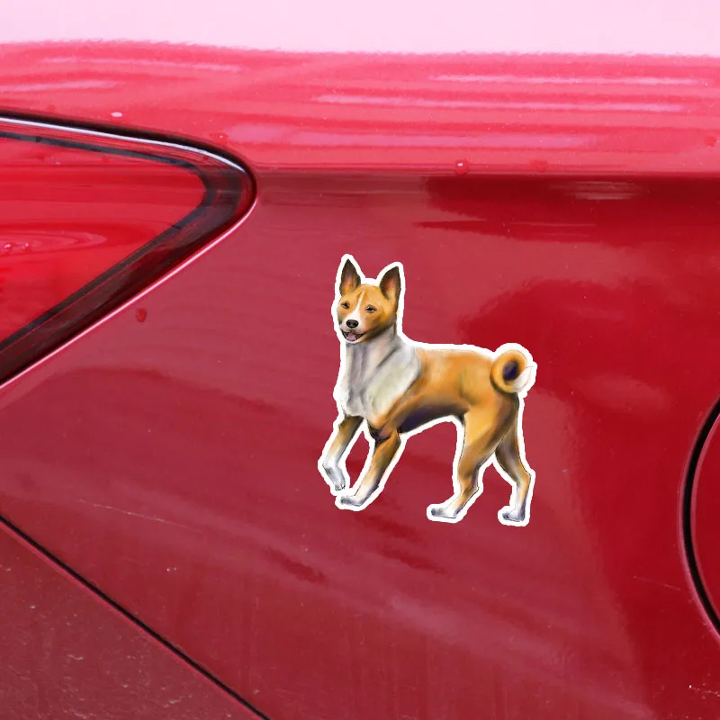 YJZT 15.2CM*13.5CM Colored Graphical Dog Animal Car Sticker Decal PVC C29-1094 | Автомобили и мотоциклы
